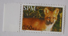 SPM 2004  Faune Le Renard Roux  YT 820   Neuf - Neufs