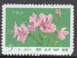 North Korea 1975 Single Stamp To Celebrate Rhododendrons In Fine Used. - Corée Du Nord