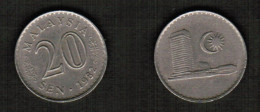 MALAYSIA   20 SEN 1982 (KM # 4) #7666 - Malaysie