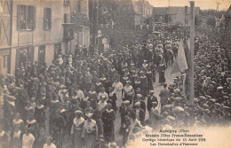 18-AUBIGNY- GRANDE FÊTES FRANCO-ECOSSAISES , CORTEGE HISTORIQUE DU 15 AOUT 1931 LES Melle D'HONNEUR - Aubigny Sur Nere