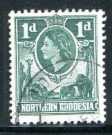 RHODESIE DU NORD- Y&T N°60- Oblitéré - Noord-Rhodesië (...-1963)