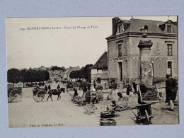 Bonnétable , Place Du Champ De Foire - Bonnetable