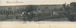 Geraardsbergen : Souvenir De Grammong  :  Panorama De La Ville  (  Panorama Kaart  25.5 X 9 Cm ) - Geraardsbergen