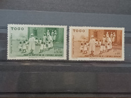 Togo Air Aérienne 1942 MLH Yv PA 6-7 (438) - Unused Stamps