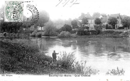 Gournay Sur Marne. Le Quai Chetivet Et Partie Du Village. - Gournay Sur Marne