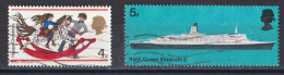 Grande Bretagne - 1952 - 1971 -  Elisabeth II -  Y&T N °  546   Et   549   Oblitéré - Usados