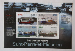 SPM 2004 Bloc "Les Transporteurs"  YT 823/826     Neuf  Imperf - Nuovi