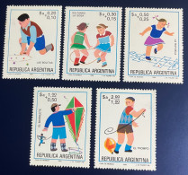 Argentina 1983 Juegos Infantiles, GJ 2090/4, Sc B 100/4, MNH. - Nuevos