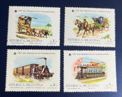 Argentina 1983 Medios De Transporte Postales, GJ 2128/31, Sc 1450/3, MNH. - Nuovi