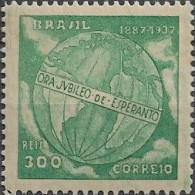 BRAZIL - ESPERANTO JUBILEE 1937 - MNH - Altri & Non Classificati
