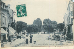 YVELINES  CHATOU  Avenue Du Chemin De Fer Et Rue De Croissy - Chatou