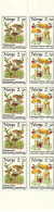 Noorwegen Postzegelboekje Paddenstoelen  Uitgave 1987 - Ongebruikt