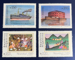 Argentina 1989 Lot Of 4 MNH Stamps. - Neufs