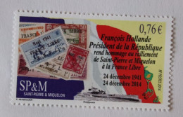 SPM 2014   Visite De François Hollande  YT 1123   Neuf - Unused Stamps
