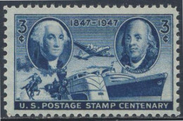 USA United States 1947 Mi 555 YT 499 Sc 947 SG 944 ** Washington, Franklin- Evolution Postal Transport- Cent. US Postage - Posta