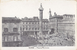 Cartolina Roma - Piazza Colonna - Piazze