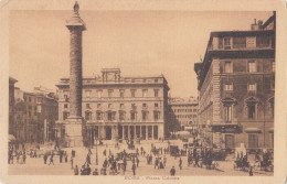 Cartolina Roma - Piazza Colonna - Piazze