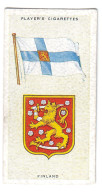 FL 15 - 17-a FINLAND National Flag & Emblem, Imperial Tabacco - 67/36 Mm - Werbeartikel