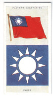 FL 15 - 10-a CHINA National Flag & Emblem, Imperial Tabacco - 67/36 Mm - Werbeartikel