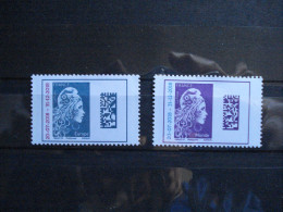 5270 Et 5271 Marianne D' Yz Datamatrix Surchargée  De 2018  Neuf ****** - Unused Stamps