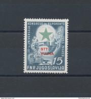 1953 TRIESTE B, N° 90, 15 D. Ardesia E Verde , MNH** - Sonstige & Ohne Zuordnung