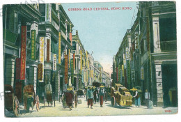 CH 51 - 10499 Hong Kong, QUEENS Road, China - Old Postcard - Used - 1912 - Chine (Hong Kong)