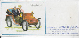 Buvard Annees  50's  NEUF   CHOCOLAT CARDON CROCALA CAMBRAI AUTOMOBILE SERPOLET 1901 - Chocolat