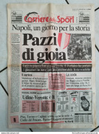 Br Giornale  Corriere Dello Sport Pazzi Di Gioia Scudetto 1990 Maradona - Boeken