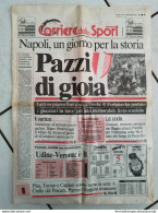 Br Giornale  Corriere Dello Sport Pazzi Di Gioia Scudetto 1990 Maradona - Books