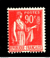 285  -  90c Rouge Type Paix - Neuf N* - Très Beau - 1932-39 Vrede