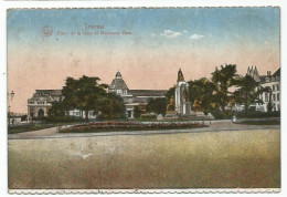 Tournai Place De La Gare Et Monument Bara Htje - Tournai