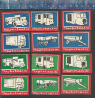 SPIJKSTAAL (Dutch Car Company Specialized In Electric Cars & Trucks For Industrial Use) Matchbox Labels THE NETHERLANDS - Matchbox Labels