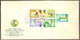 Ethiopia 1976 FDC 10th African Cup Of Nations Mi 849-853 - Ethiopie