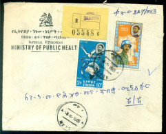 Ethiopia 1965 Registered Cover Mi 430 And 454 - Ethiopie