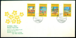 Ethiopia 1974 FDC Meskel Festivities Mi 802-805 - Ethiopia