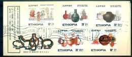 Ethiopia 1970 FDC Ancient Pottery Mi 632-636 - Ethiopie