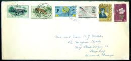 Ethiopia 1966 (?) Cover To Denmark Mi 483, 495, 500, 526, 532 And 533 - Ethiopie