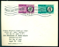 Ethiopia 1968  FDC 20th Anniv. Of WHO Mi 592-593 - Ethiopie