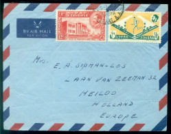 Ethiopia 1962 (?) Airmail Cover To Holland Mi 246 And 421 - Ethiopie