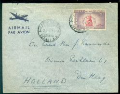 Ethiopia 1957 Airmail Cover To Holland Mi 342 - Ethiopie