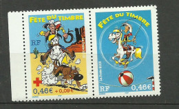 France   Paire    N° 3547A    Lucky Luke  Type  1 Journée Du Timbre   Neufs * * TB MNH VF    Voir Scan - Unused Stamps