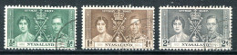 NYASSALAND- Y&T N°56 à 58- Oblitérés - Nyasaland (1907-1953)