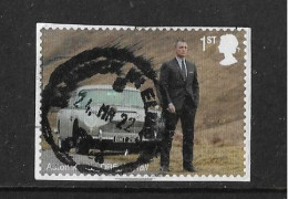GB 2020 QE Ll JAMES BOND AND ASTON MARTIN CAR EX M/S - Used Stamps