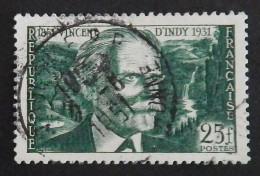 FRANCE YT 890 CACHET ROND  "VINCENT D'INDY"  ANNÉE 1951 - Used Stamps