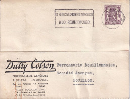 Quincaillerie Générale Dutry Colson  12 Rue Des Champs Gant - Storia Postale