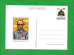 (ScC) S.Marino **- 1982 - Cartolina Postale - COMMEMORATIVE- PADRE KOLBE, C 53 . MNH - Postal Stationery