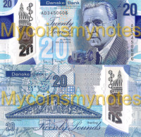NORTHERN IRELAND, £20, 2019, DANSKE BANK, P-NEW, POLYMER, UNC - 20 Pounds