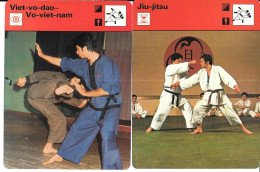 GF1762 - FICHE EDITION RENCONTRE - SHORINJI-KEMPO - VIET VO DO - JIU JITSU - NAGINATA-KOMBO - TAE KWON DO - Artes Marciales