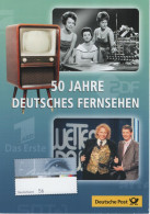 Germany Deutschland 2002 50 Jahre Deutsches Fernsehen, Television TV, Canceled In Berlin - 2001-2010