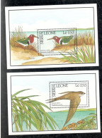 SIERRA  LEONE.........1990:Michel Blocks129-30 Mnh** BIRDS - Sierra Leone (1961-...)